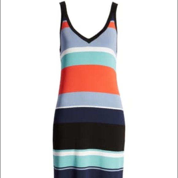 Halogen Multi Stripe Dress - Picture 3 of 9